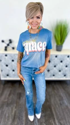 Pink Armadillos Grow In Grace Tee GRAPHIC TEES