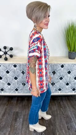 The ZigZag Stripe Hang Onto Friends Top [NO RETURNS] TOPS & TUNICS