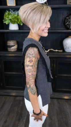 Sugarfox TOPS & TUNICS Heading Backstage Top