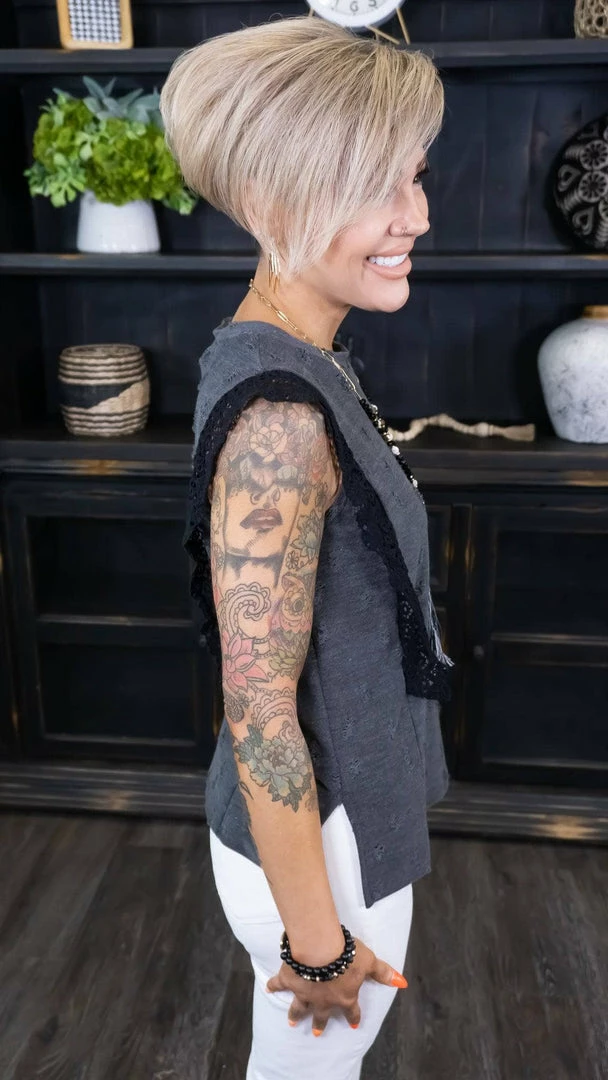 Sugarfox TOPS & TUNICS Heading Backstage Top