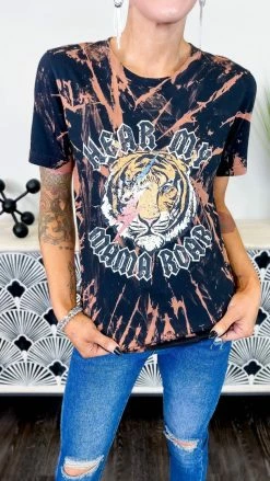 Pink Armadillos Hear My Mama Roar Tee GRAPHIC TEES