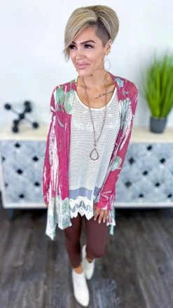 Origami Heart Skips A Beat Cardigan