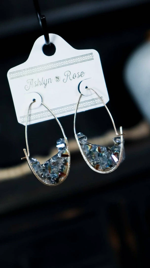 Southern Grace Hematite My Date Night Earrings