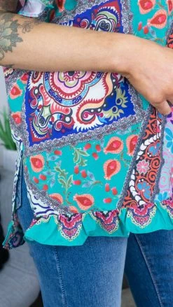 Umgee Hold Their Gaze Top TOPS & TUNICS