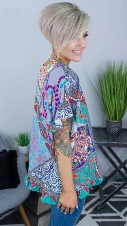 Umgee Hold Their Gaze Top TOPS & TUNICS