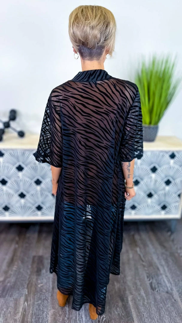 The ZigZag Stripe OUTERWEAR In My Circle Cardigan