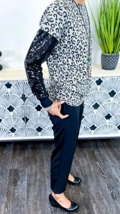 The ZigZag Stripe TOPS & TUNICS Intrigue Me Sweater