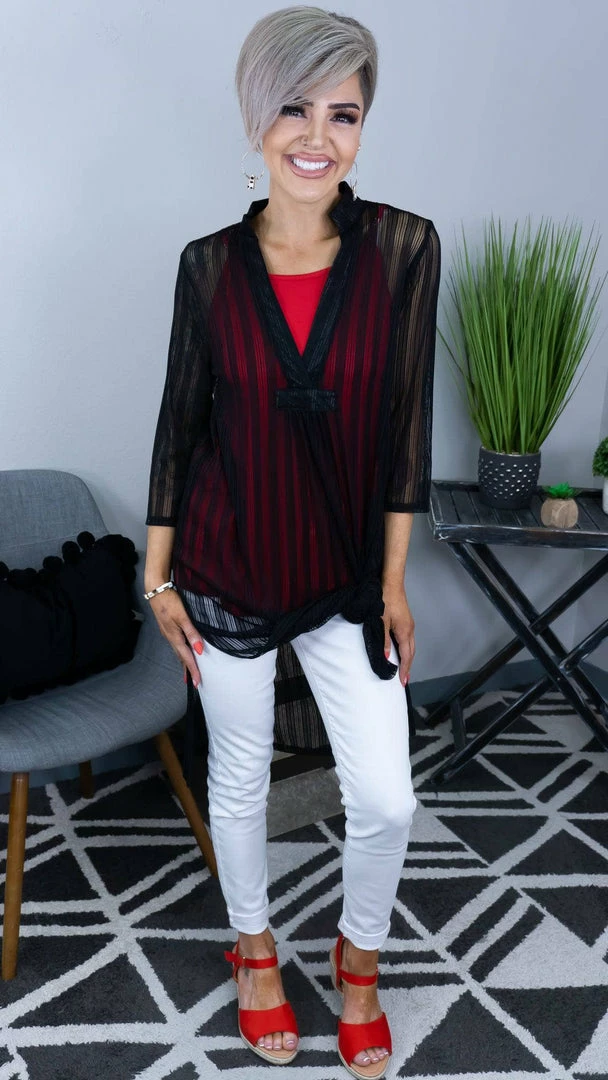 The ZigZag Stripe Island Time Tunic TOPS & TUNICS