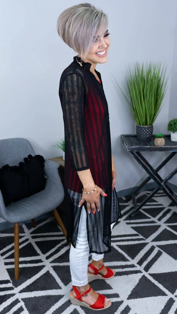 The ZigZag Stripe Island Time Tunic TOPS & TUNICS