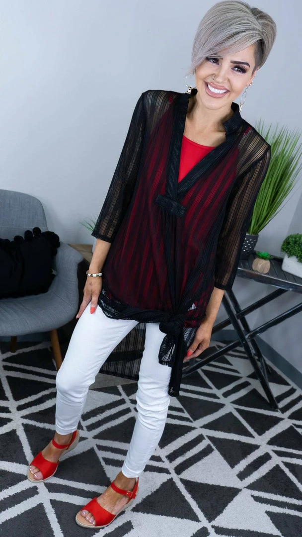 The ZigZag Stripe Island Time Tunic TOPS & TUNICS