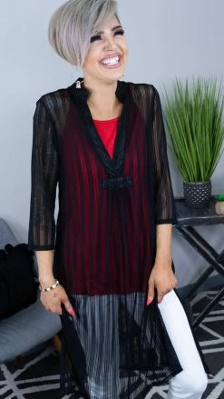 The ZigZag Stripe Island Time Tunic TOPS & TUNICS