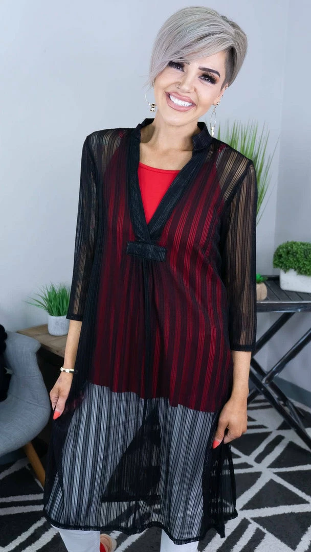 The ZigZag Stripe Island Time Tunic TOPS & TUNICS