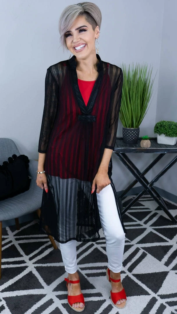 The ZigZag Stripe Island Time Tunic TOPS & TUNICS