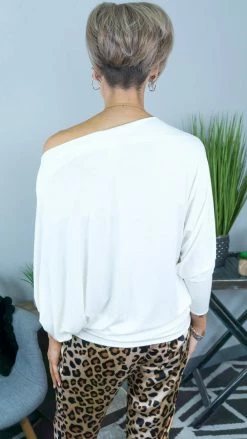 The ZigZag Stripe TOPS & TUNICS Ivory Better Let Go Top [NO RETURNS]