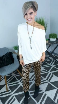 The ZigZag Stripe TOPS & TUNICS Ivory Better Let Go Top [NO RETURNS]