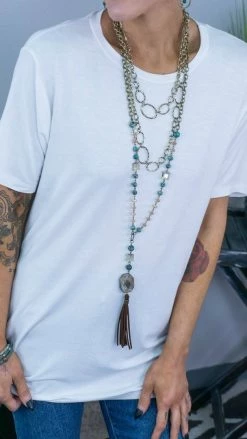 The ZigZag Stripe Ivory Boyfriend Tee