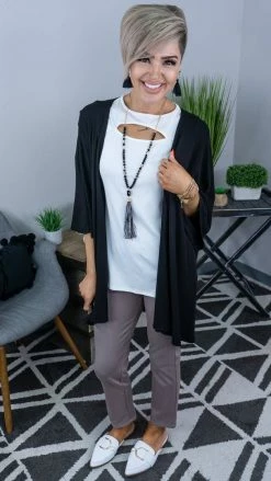 The ZigZag Stripe Ivory Fashion Update Top [ NO RETURNS ]