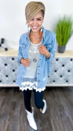 Origami Ivory Joyful Glow Tank TOPS & TUNICS