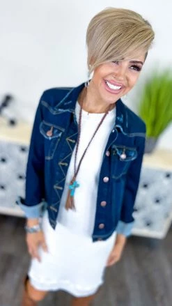 The ZigZag Stripe Ivory Next One Up Dress DRESSES