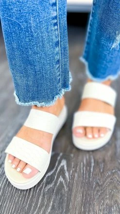 MIA Ivory Saige Platform Sandals