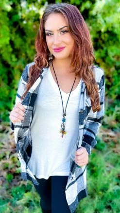 The ZigZag Stripe Ivory Slub Boyfriend Tee