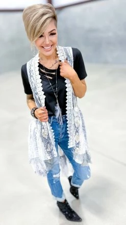 Origami OUTERWEAR Ivory Sway With You Vest