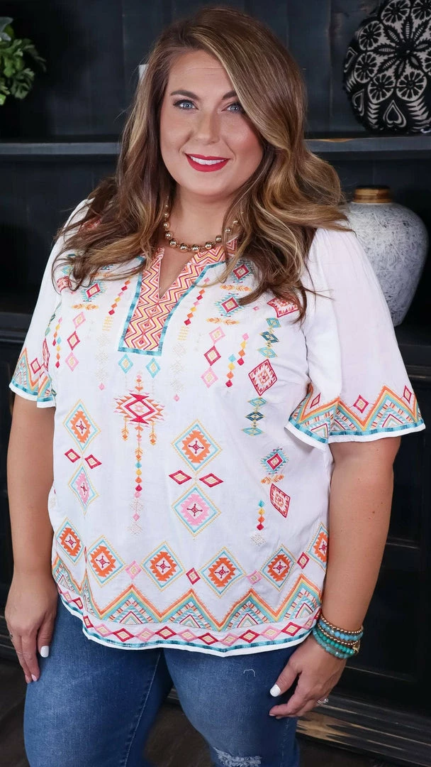 Savanna Jane Ivory Sweet Sunshine Top