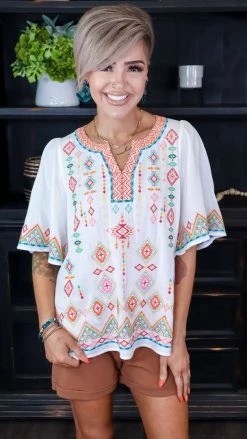 Savanna Jane Ivory Sweet Sunshine Top