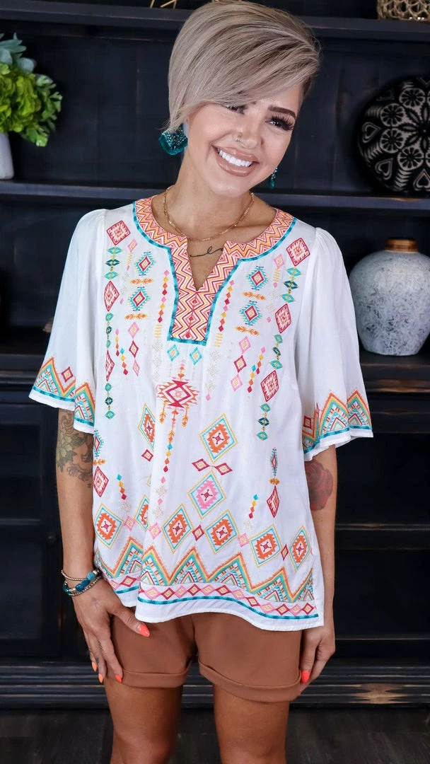 Savanna Jane Ivory Sweet Sunshine Top