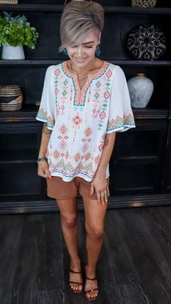 Savanna Jane Ivory Sweet Sunshine Top