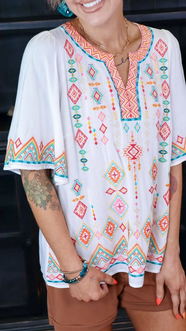 Savanna Jane Ivory Sweet Sunshine Top