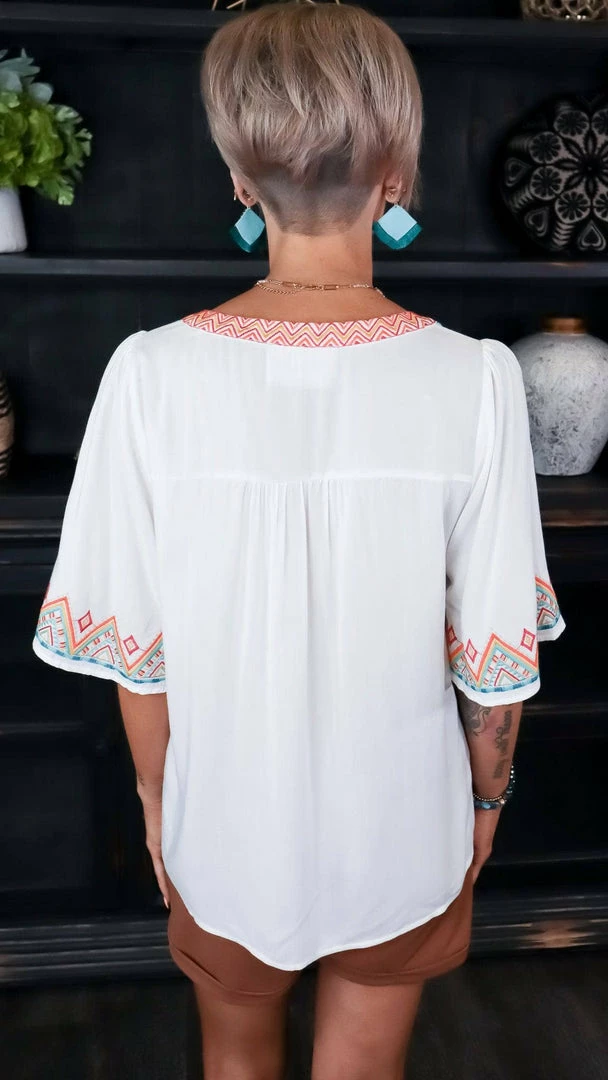 Savanna Jane Ivory Sweet Sunshine Top