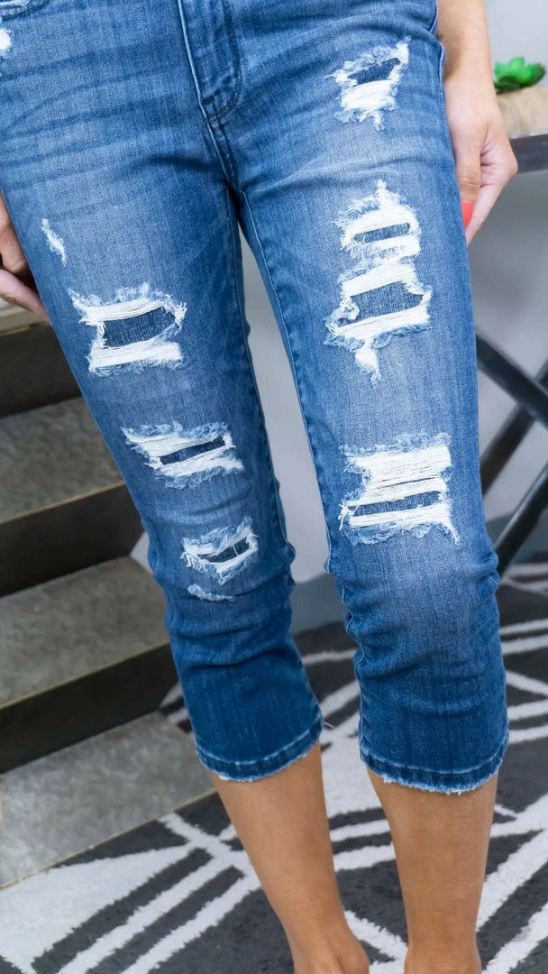 Judy Blue 82271 Capri Jeans BOTTOMS