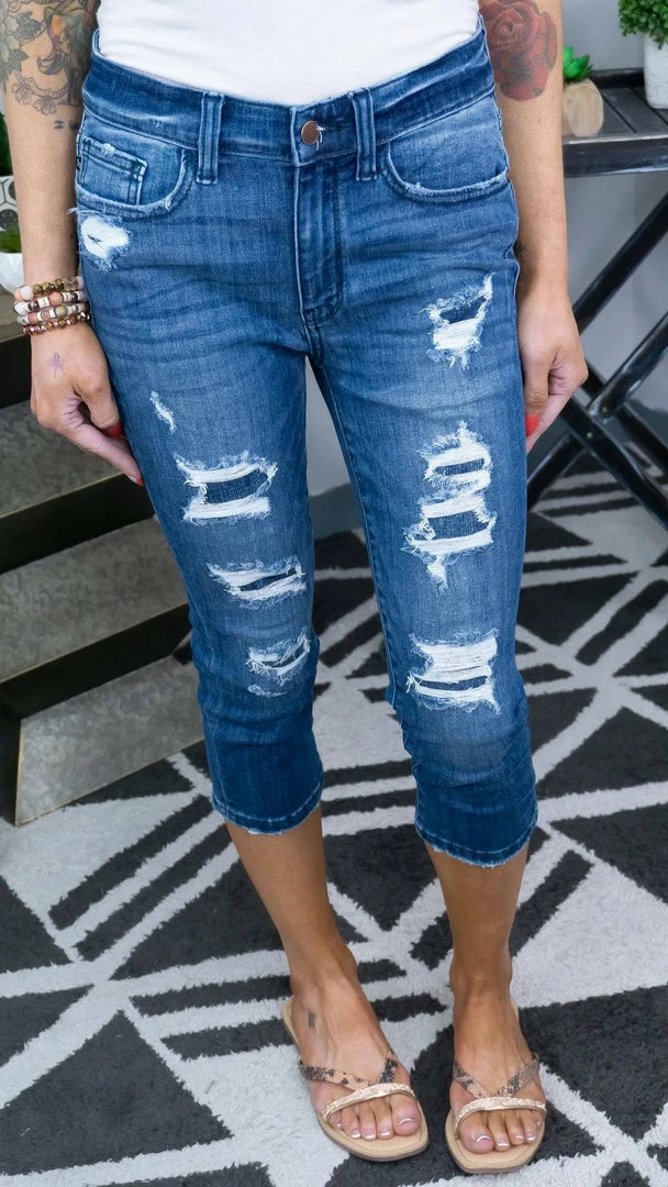 Judy Blue 82271 Capri Jeans BOTTOMS