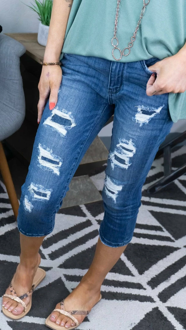 Judy Blue 82271 Capri Jeans BOTTOMS