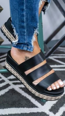 MIA Kaz Platform Sandals SHOES