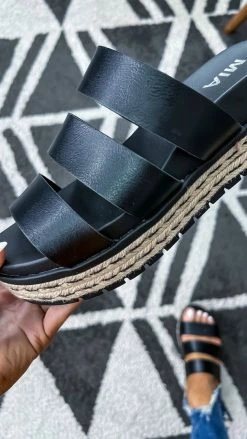 MIA Kaz Platform Sandals SHOES
