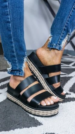 MIA Kaz Platform Sandals SHOES