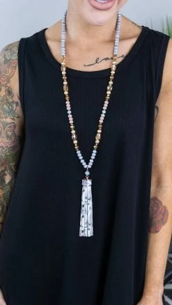 Your Fashion Wholesale Necklaces Keller Tassel Necklace