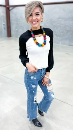 The ZigZag Stripe TOPS & TUNICS Known To Flaunt Sweater