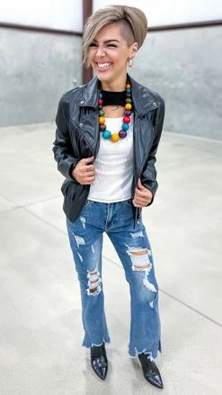 The ZigZag Stripe TOPS & TUNICS Known To Flaunt Sweater