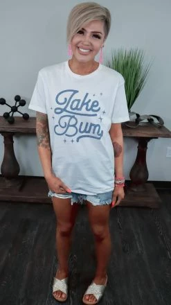 Lotus Fashion Lake Bum Tee GRAPHIC TEES