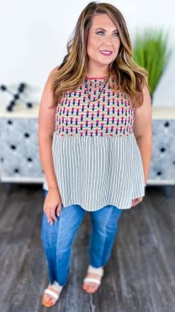 Savanna Jane TOPS & TUNICS Last Remark Tank