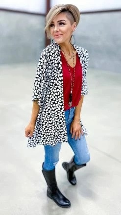 The ZigZag Stripe Latest Hit Cardigan