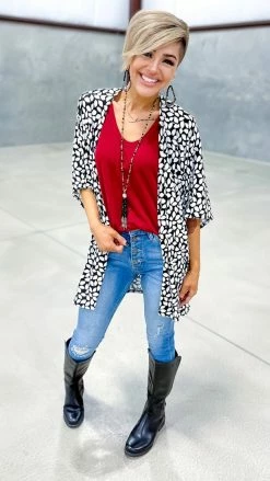 The ZigZag Stripe Latest Hit Cardigan