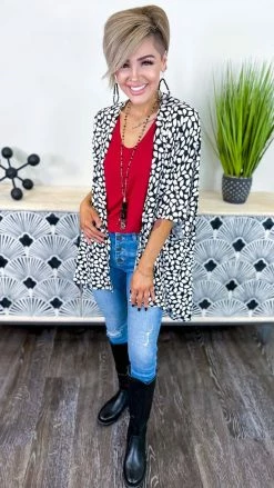 The ZigZag Stripe Latest Hit Cardigan