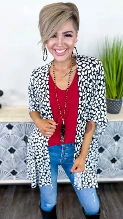 The ZigZag Stripe Latest Hit Cardigan