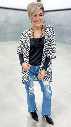 The ZigZag Stripe Latest Hit Cardigan