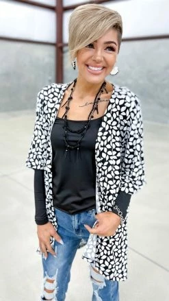 The ZigZag Stripe Latest Hit Cardigan