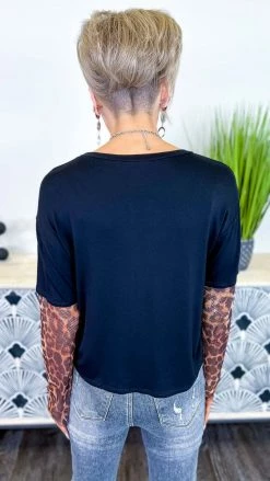 The ZigZag Stripe Leopard Risky Business Top